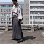 pleatsHAKAMA‐Pants-bk